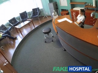 FakeHospital Sexy nurse heals patient with hard office sex