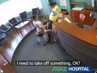 FakeHospital Sexy nurse heals patient with hard office sex