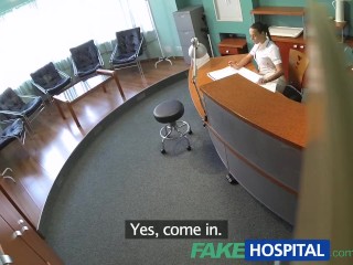 FakeHospital Sexy nurse heals patient with hard office sex
