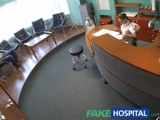 FakeHospital Sexy nurse heals patient with hard office sex