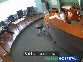 FakeHospital Sexy nurse heals patient with hard office sex