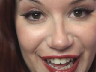 Sarah Blake Femdom - Kiss Fetish and Lipstick Fetish - Pucker up!