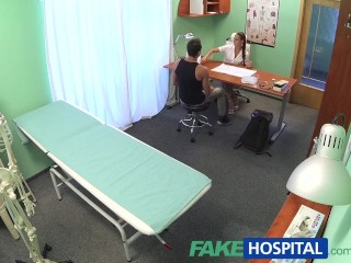 FakeHospital Hot nurse massages patient before sucking and fucking him