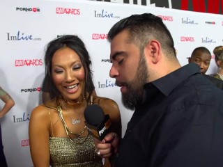 PornhubTV Asa Akira Red Carpet 2015 AVN Interview