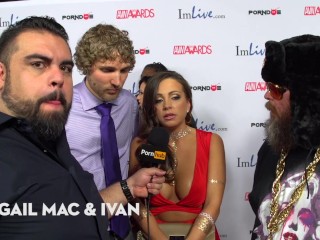 Weirdest Thing You Masturbated To? 2015 AVN Red Carpet Interviews PornhubTV