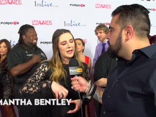 Weirdest Thing You Masturbated To? 2015 AVN Red Carpet Interviews PornhubTV