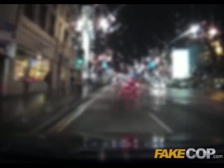 Fake Cop Cam girl caught at night has her big tits investigated