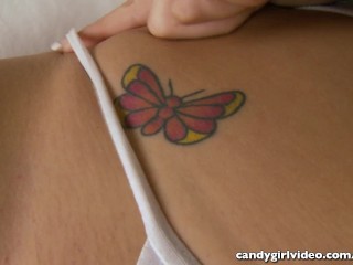 Micro Thong panty teasing compilation featuring Emily Addison