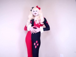 Harley Quinn Cosplay Farts Batman Face Farting