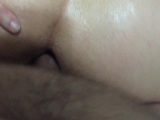 Wife loves her first time anal