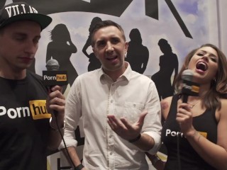 VITALY ZD AT AVN 2016 WITH PETA JENSEN AND KEIRAN LEE INTERVIEWS