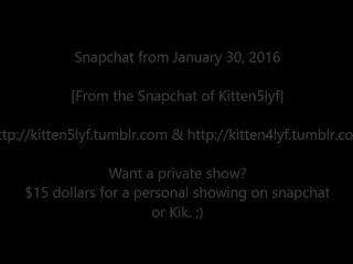 Public Snapchat Show, January 2016 (Motionless spots are just pictures)