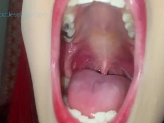 VERY Sexy Redhead's HUGE Mouth POV