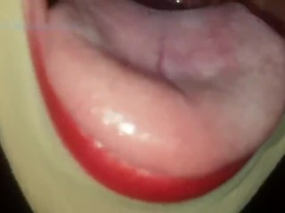 VERY Sexy Redhead's HUGE Mouth POV