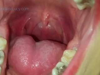 VERY Sexy Redhead's HUGE Mouth POV