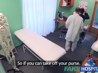 FakeHospital Sexy aussie tourist with big tits loves doctors cum in pussy