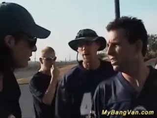 gangbang bus fuck orgy