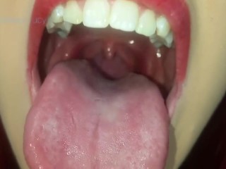 VERY sexy redhead's large open throat } Giantess Vore { Huge Mouth POV