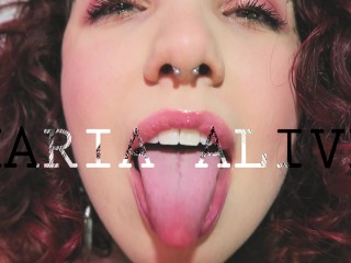 ♥ ♡ ♥ Maria Alive - POV, tongue fetish - Preview ♥ ♡ ♥