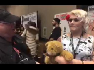 T-Girl Porn Star Isabella Sorrenti w/ Jiggy Jaguar AVN Expo 2017 las Vegas