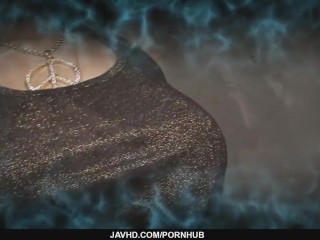 Naughty and glamorous babe Yuna Hirose cock humping