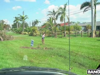 BANGBROS - Star Maps Dealer Shae Celestine Gets Slammed on Bang Bus