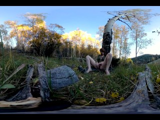 Testing Out A Bad Dragon Dildo. 360VR 