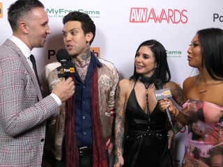 Pornhub on the Red Carpet with Asa Akira and Keiran Lee