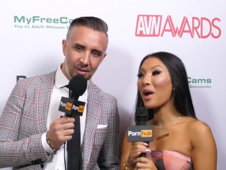 Pornhub on the Red Carpet with Asa Akira and Keiran Lee