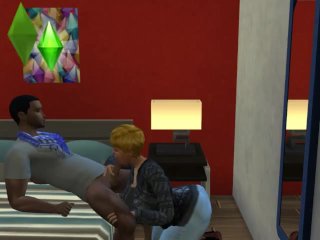 she sucking Crip dick sims 4