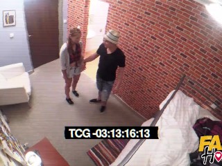 Fake Hostel Young fiancee with great ass & tits fucked as boyfriend s