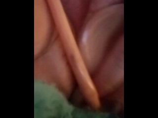 Double fucked with dildos