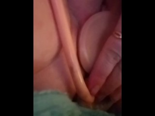 Double fucked with dildos
