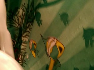 on Masturbating Step Sister in Bathroom | and , Dildo Fuck