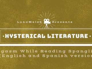 Trailer - Hysterical Literature Orgasm while read - LunaMelek.manyvids.com