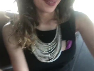 Car head by 18 years old teen and cum swallow