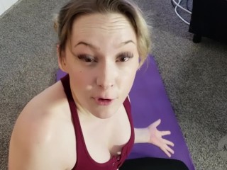 Step Brother Interrupts Sis's Yoga Session - Preview - FIRST ANAL CREAMPIE