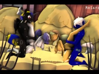 Archived - MLP OC x AppleJack and Rarity Impregnation