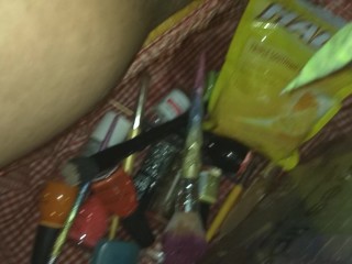 Peeing a BUNCH!! In this makeup box ;P