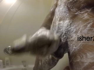 playing with BBC in the shower