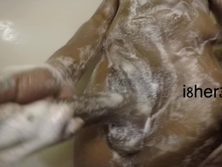 playing with BBC in the shower