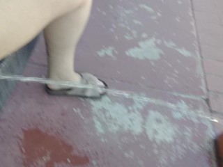 I pissed all over my grandparents back yard while they were home!