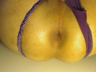 Cyber Goth Anal Insertion Rainbow Ball Self Bondage Sissy Bimbo Brandynette