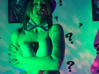 MILF Riddler Cosplay Batcock BBC Blowjob Titfuck Roleplay