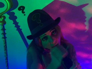 MILF Riddler Cosplay Batcock BBC Blowjob Titfuck Roleplay
