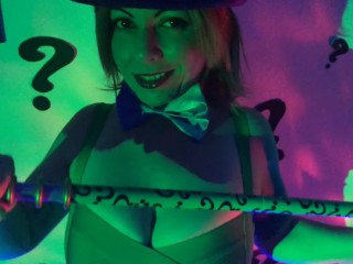 MILF Riddler Cosplay Batcock BBC Blowjob Titfuck Roleplay