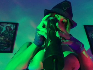 MILF Riddler Cosplay Batcock BBC Blowjob Titfuck Roleplay