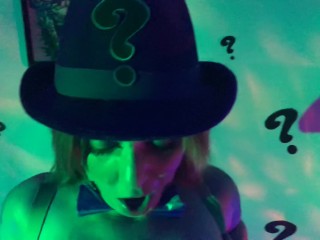 MILF Riddler Cosplay Batcock BBC Blowjob Titfuck Roleplay