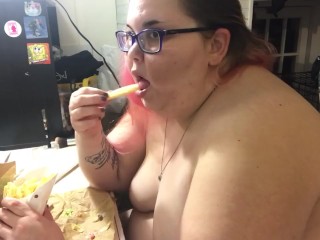 BBW Burger King mukbang and vape