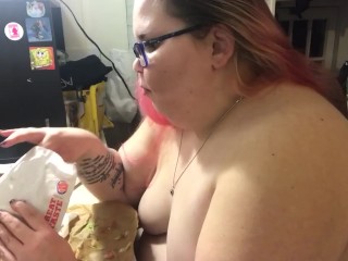 BBW Burger King mukbang and vape